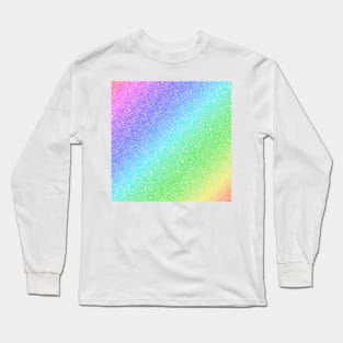 Rainbow sparkle gradient Long Sleeve T-Shirt